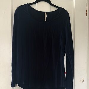 Navy Blue Soma Cool Nights long sleeve shirt